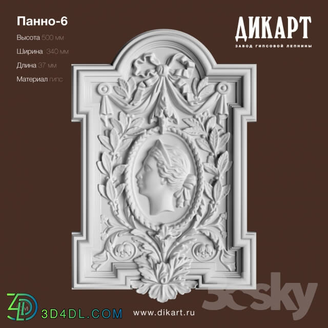 Decorative plaster - Panel-6_500x340mm