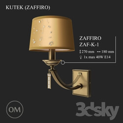 Wall light - KUTEK _ZAFFIRO_ ZAF-K-1 