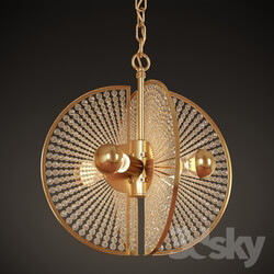 Ceiling light - GRAMERCY HOME - LAKISH CHANDELIER CH113-4-BRS 
