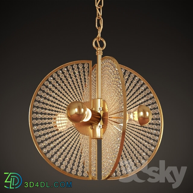 Ceiling light - GRAMERCY HOME - LAKISH CHANDELIER CH113-4-BRS