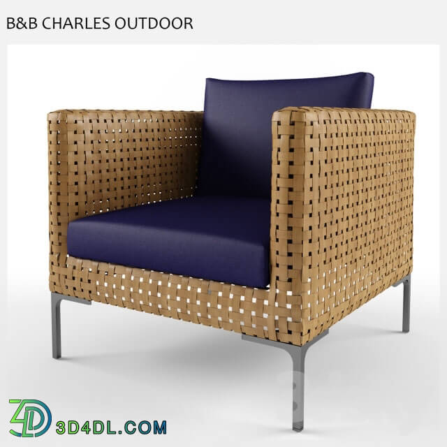 Arm chair - B _amp_ B CHARLES OUTDOOR