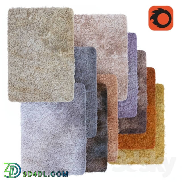 Carpets - A set of 10 artificial carpet