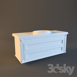 Bathroom furniture - Bedside table with sink 