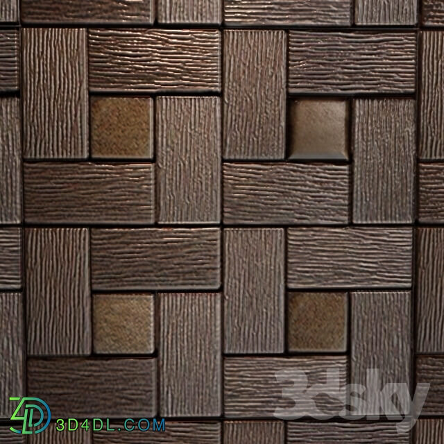 Other decorative objects - Decorative relief wall panel 3D ART Plast