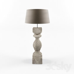 Table lamp - Rustic table lamp 