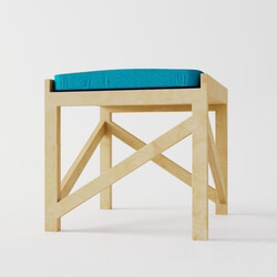 Chair - Padded stool 