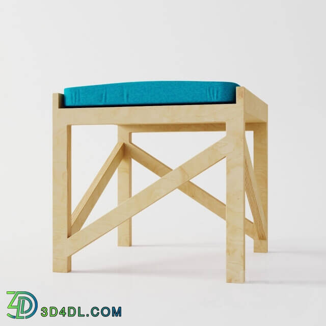 Chair - Padded stool