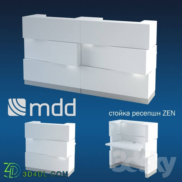 Office furniture - Reception desk ZEN from MDD