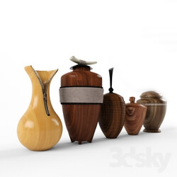 Vase - Wooden Decorative objects 