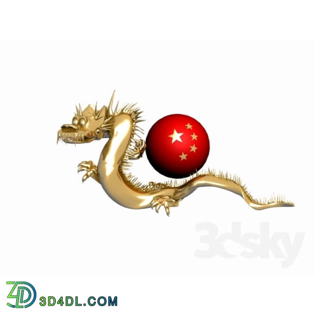 Other decorative objects - Chinese Dragon