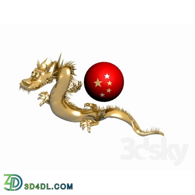 Other decorative objects - Chinese Dragon