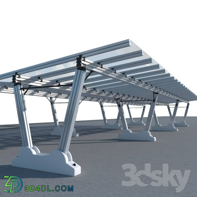 Other architectural elements - Carport parking lots