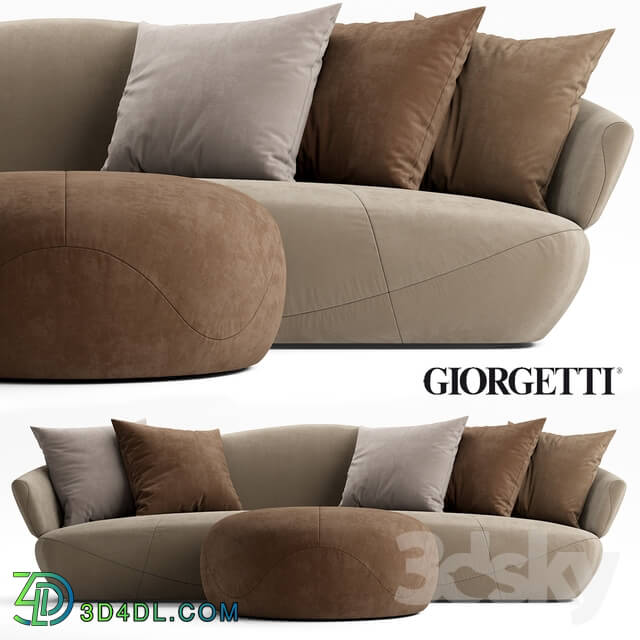 Sofa - Sofa and pouf Giorgetti SOLEMYIDAESOLEMYIDAE