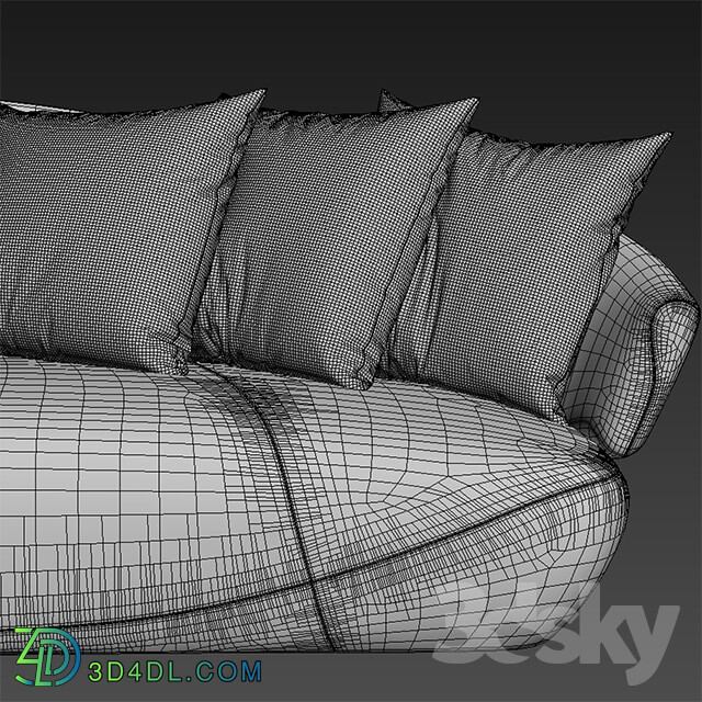 Sofa - Sofa and pouf Giorgetti SOLEMYIDAESOLEMYIDAE