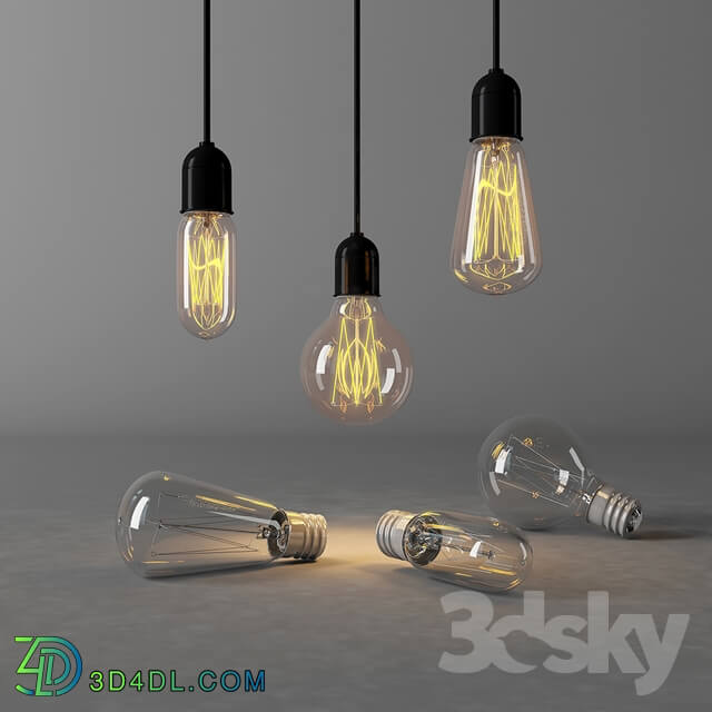 Ceiling light - Edison Lamp