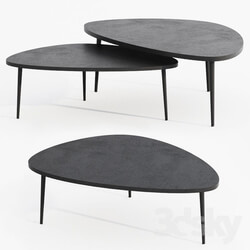 Table - Coedition Soho CH1 Coffee Table_ Black_ Small 