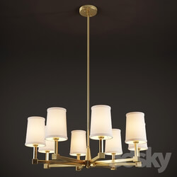 Ceiling light - Gramercy Home - Sorrel Chandelier Ch115-8-brs 