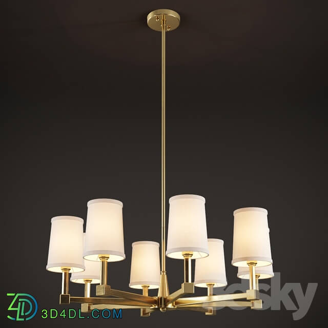 Ceiling light - Gramercy Home - Sorrel Chandelier Ch115-8-brs