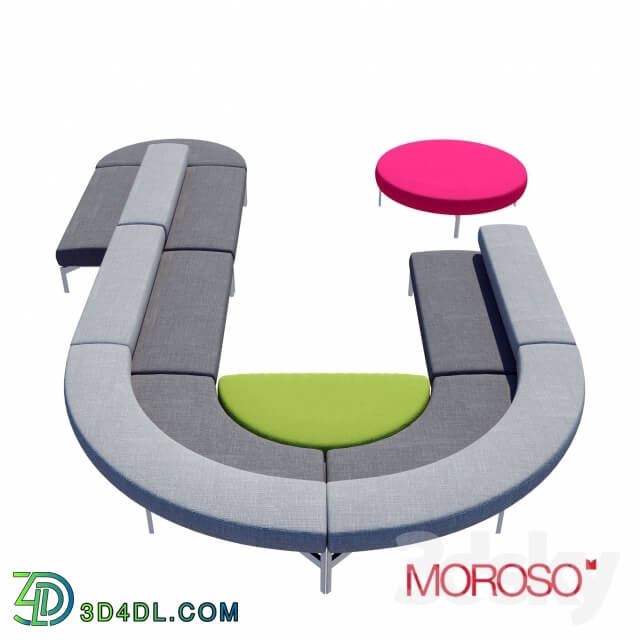 Sofa - Free flow_ 01 by Gordon Guillaumier for Moroso