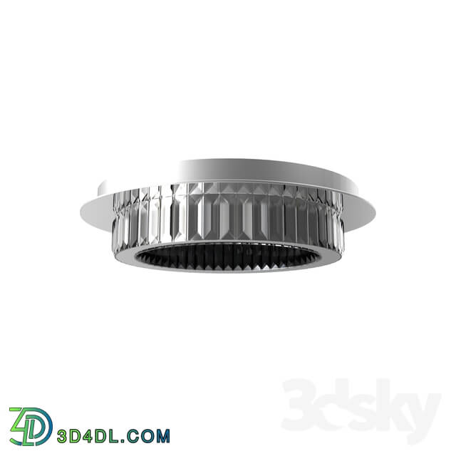 Ceiling light - 39015 LED ceiling light CORLIANO_ 20W _LED__ Ø500_ steel_ chrome _ crystal