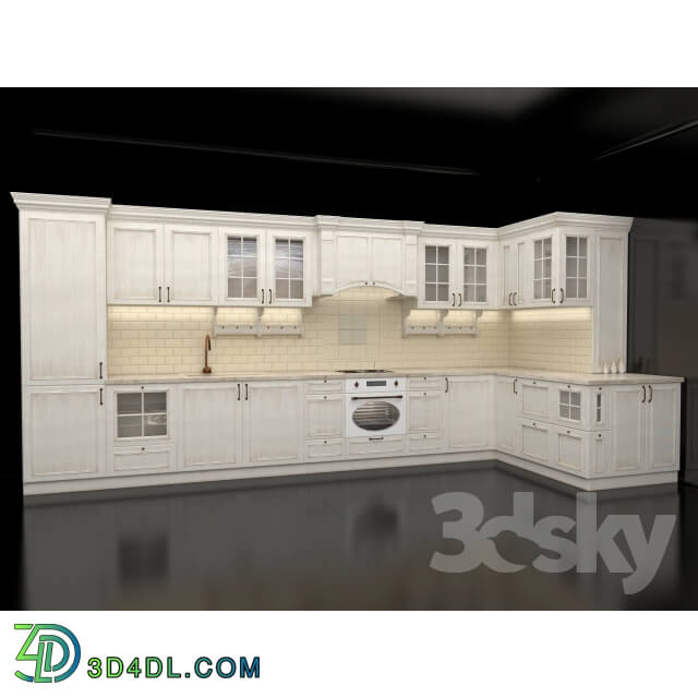 Kitchen - Bright kitchen _quot_Provence_quot_