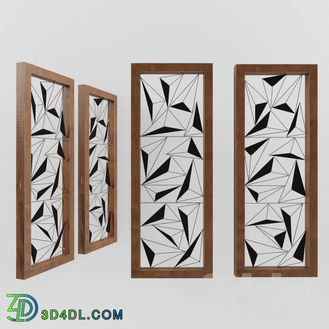 Other decorative objects - Wood and Metal Wall Decor