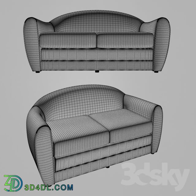 Sofa - Pardue Sleeper Loveseat