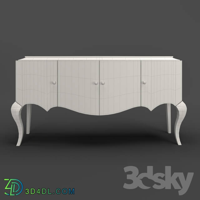 Sideboard _ Chest of drawer - OM Buffet Fratelli Barri ROMA in the finish sparkling pearl varnish_ FB.SB.RM.107