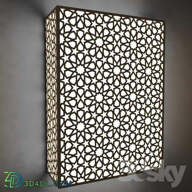 Wall light - Wall lamp east ornament box