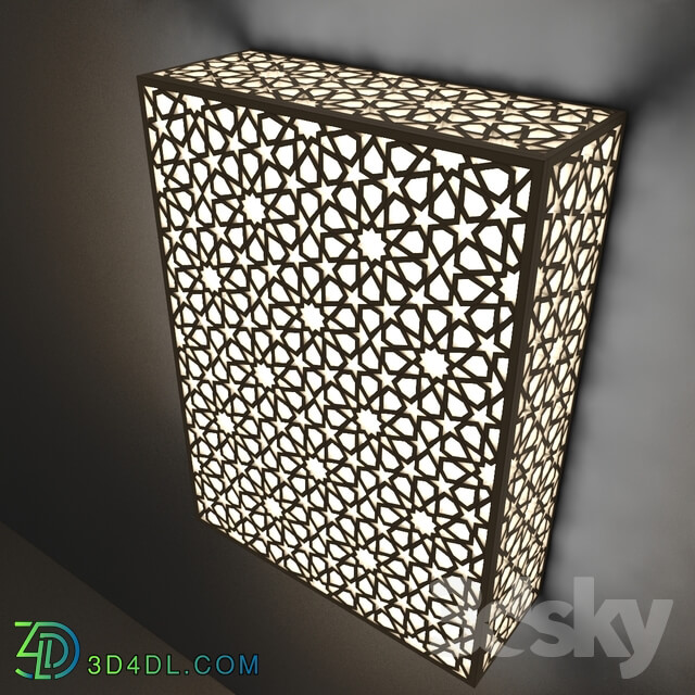 Wall light - Wall lamp east ornament box