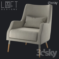 Arm chair - Armchair LoftDesigne 1667 model 