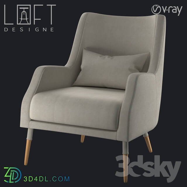 Arm chair - Armchair LoftDesigne 1667 model