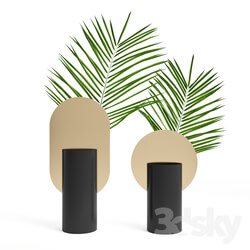 Decorative set - _OM_ Genke and Malevich vases by NOOM 