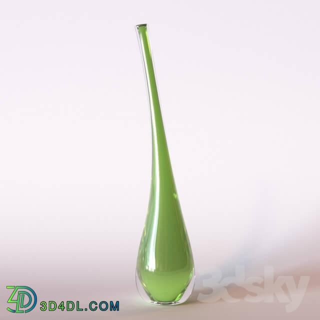 Vase - Bali Green Vase 20 __39_