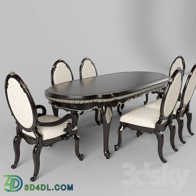 Table _ Chair - Dining Lavelle - Dark Truffle