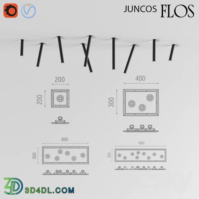 Spot light - FLOS JUNCOS 3D