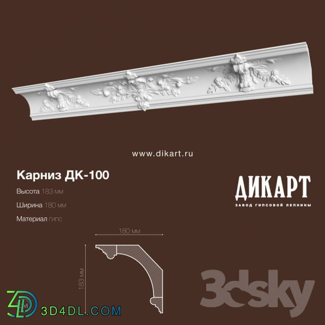 Decorative plaster - DK-100_202x194mm