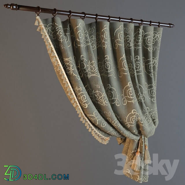 Curtain - podv_zkoj with slat width length_ 130 cm