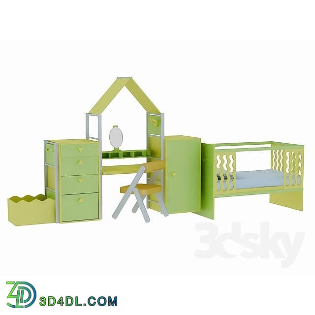 Table _ Chair - A set of children_s furniture