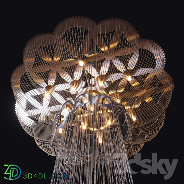 Ceiling light - WILLOWLAMP - FLOWER OF LIFE