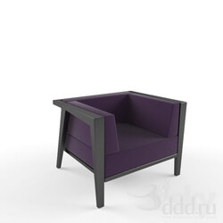 Arm chair - violet armchair 