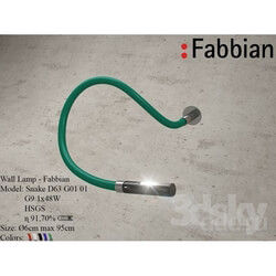 Wall light - Fabbian - Snake D63 G01 01 