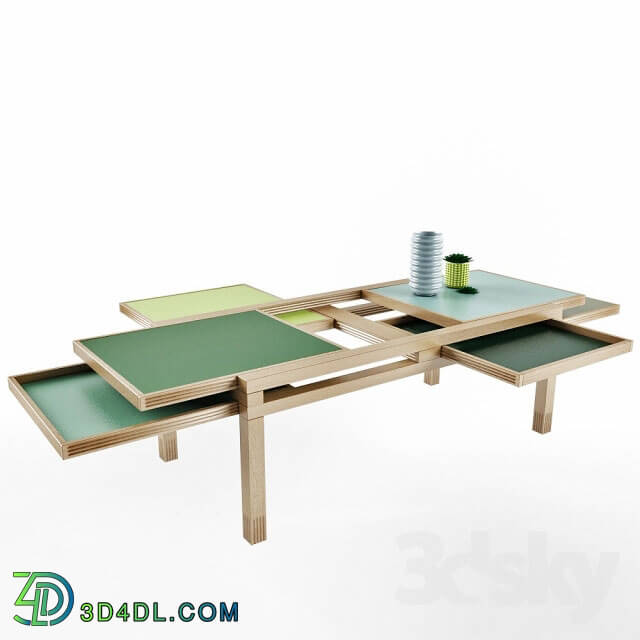 Table - Coffee table Hexa Sculptures Jeux srl