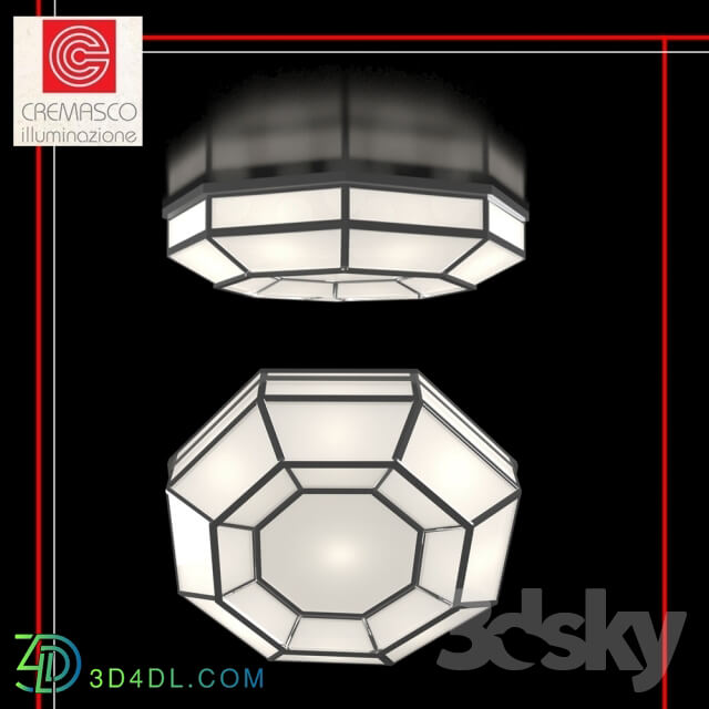 Ceiling light - Cremasco