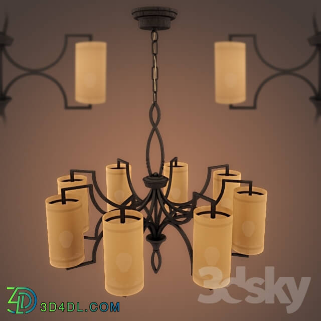 Ceiling light - Savoy House Lincoln 8 Light Chandelier