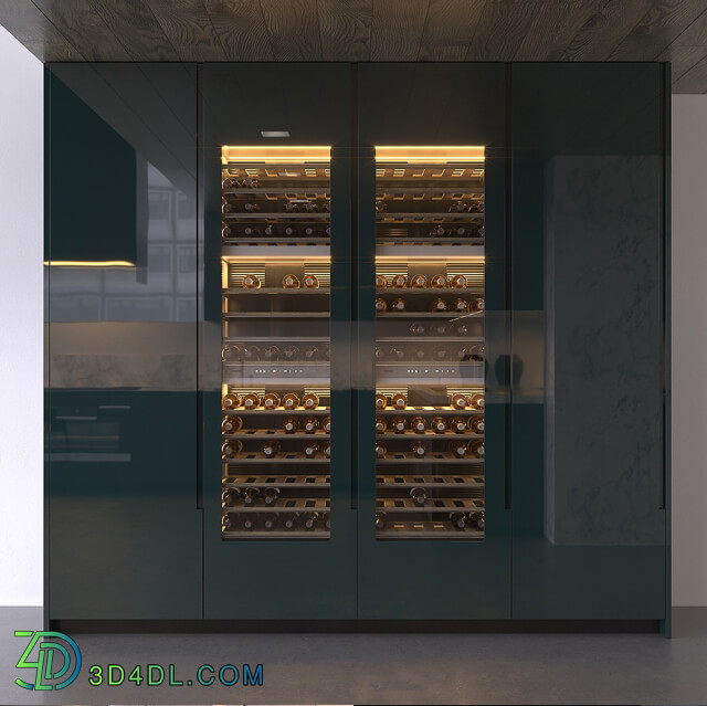 Kitchen - Kitchen Poliform Varenna Phoenix 3 _vray_ corona_