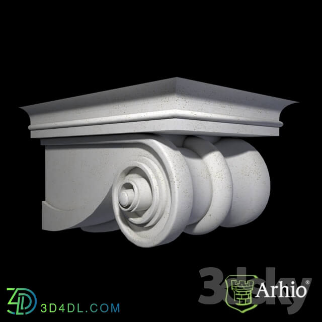 Decorative plaster - bracket AKR47-3