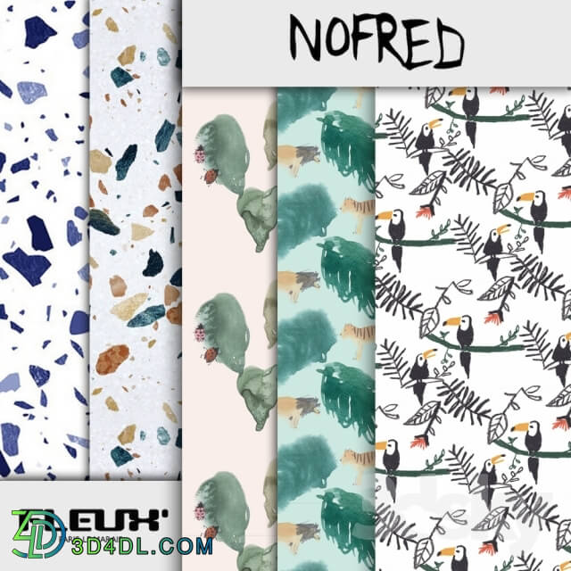 Wall covering - Wallpaper _NOFRED _ FLEUX_