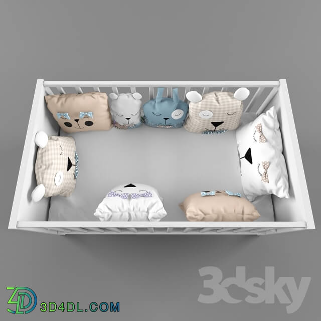 Bed - Ikea Sundvik baby bed