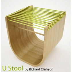 Chair - U Stool by Richard Clarkson 